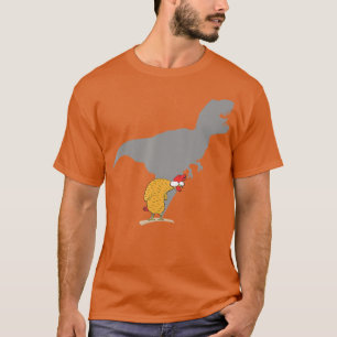 T-shirt Dinosaure de poulet ombre drôle Hen TRex Poultry D
