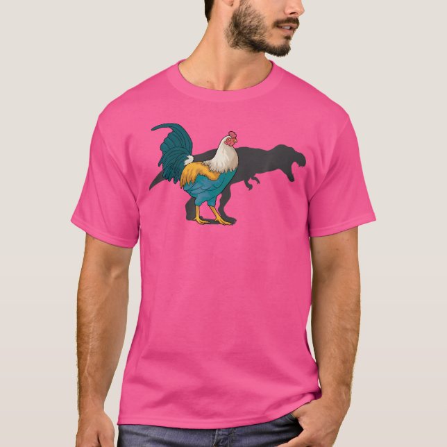 T-shirt Dinosaure de poulet Ombre T Rex Hen Lover Cute Chi (Devant)