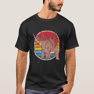 T-shirt Dinosaure de style rétro vintage I Stegosaurus