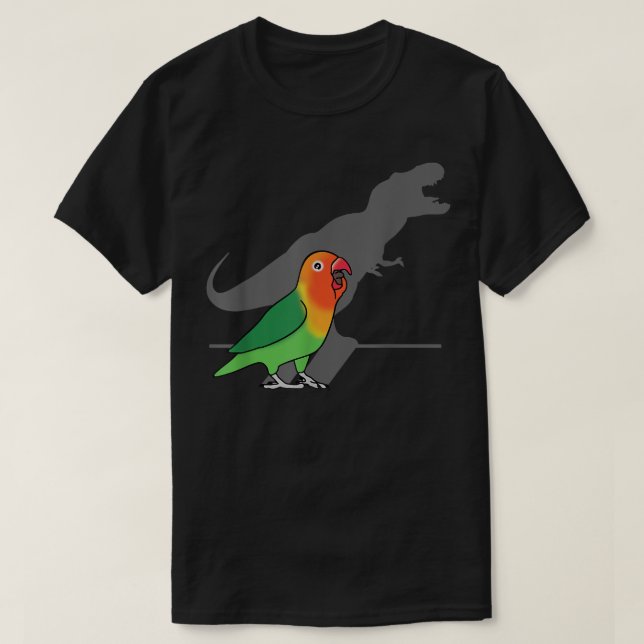 T-shirt Dinosaure Dinosaure de perroquet amusant TRe Fisch (Design devant)