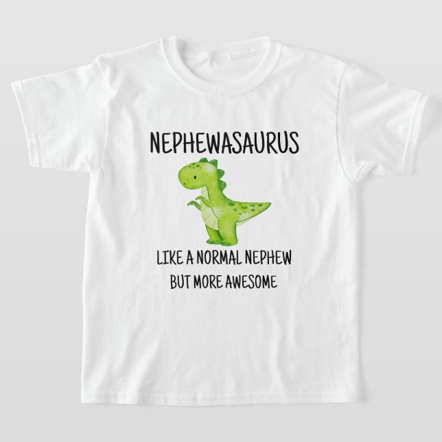 T-shirt Dinosaure Dinosaure Nephew, cadeau (Poser)