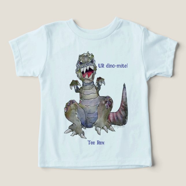 T-shirt Dinosaure Dinosaure Tee Rex (Design Recto)