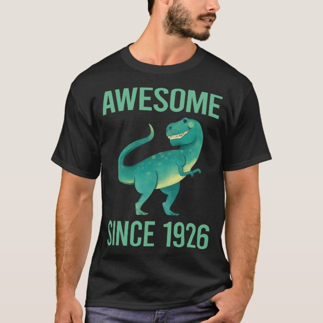 T-shirt Dinosaure Drôle - Magnifique depuis 1926 (Devant)