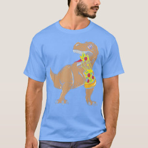 T-shirt Dinosaure Drôle Manger Pizza Slice Lover T Rex