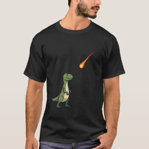 T-shirt Dinosaure Drôle Météore Minimaliste Humour Préhist