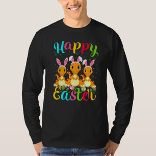 T-shirt Dinosaure Drôle OEuf de Pâques Bunny Dinosaure Hap