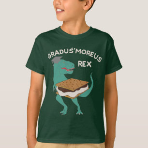 T-shirt Dinosaure drôle Smores d'obtention du diplôme de