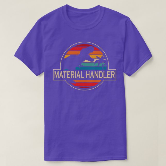 T-shirt Dinosaure du gestionnaire de matières (Design devant)