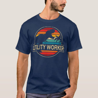 T-shirt Dinosaure du travailleur utilitaire