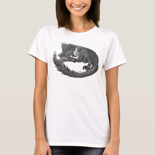 T-shirt Dinosaure endormi (Devant)