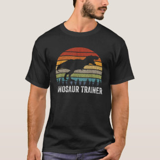 T-shirt Dinosaure Entraîneur Halloween Costume Pour Adulte