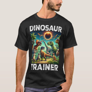 T-shirt Dinosaure Entraîneur Halloween Costume Rétro