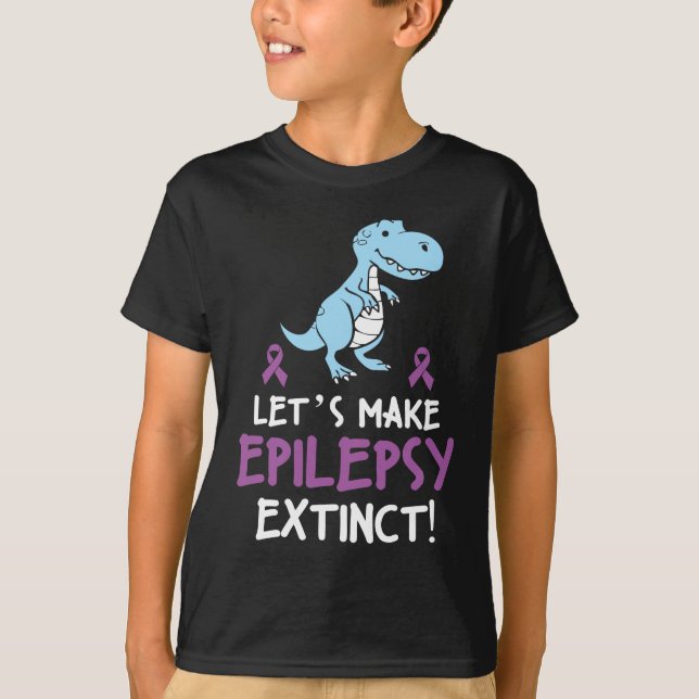 T-shirt Dinosaure Epilepsy Kid (Devant)