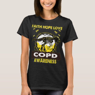 T-shirt Dinosaure Faith Hope Love Conscience de la MPOC