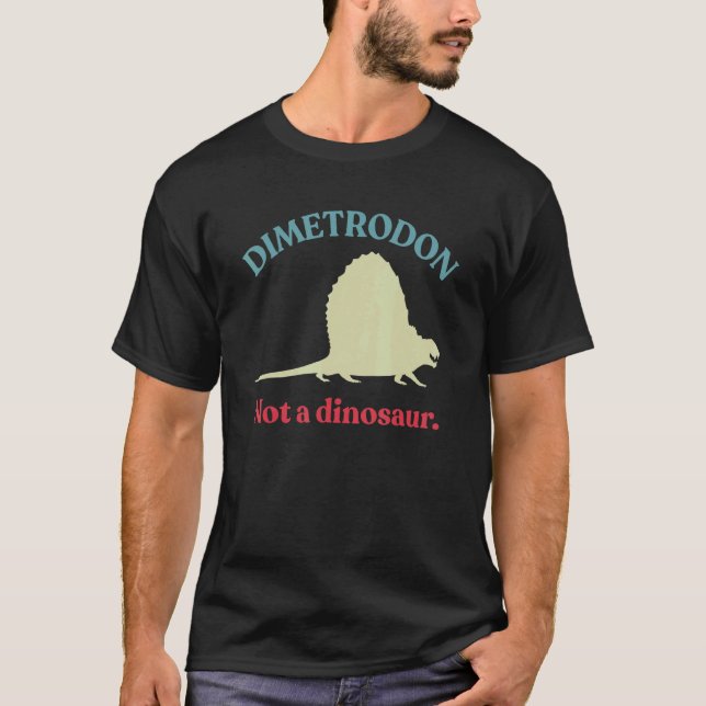 T-shirt Dinosaure Faits Pour Adultes Paléontologie Dimetro (Devant)