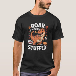 T-shirt Dinosaure farci Thanksgiving Humour T Rex Tyrannos