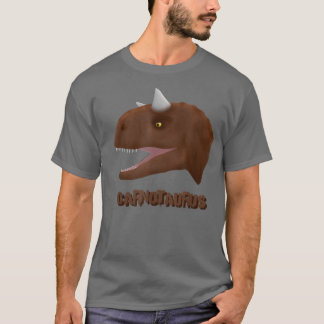 T-shirt Dinosaure Fossil Skeleton Carnotaurus