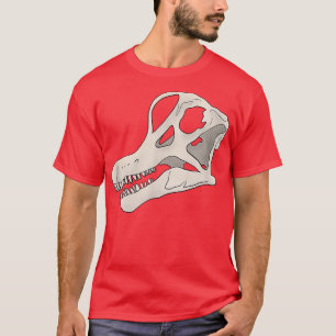 T-shirt Dinosaure Fossile Squelette Brachiosaurus