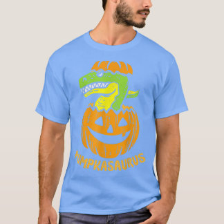 T-shirt Dinosaure Halloween Pumpkasaurus Funny Kids Boy Pu