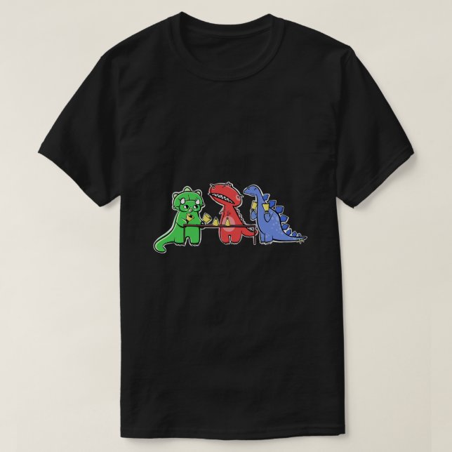 T-shirt Dinosaure Handbell (Design devant)