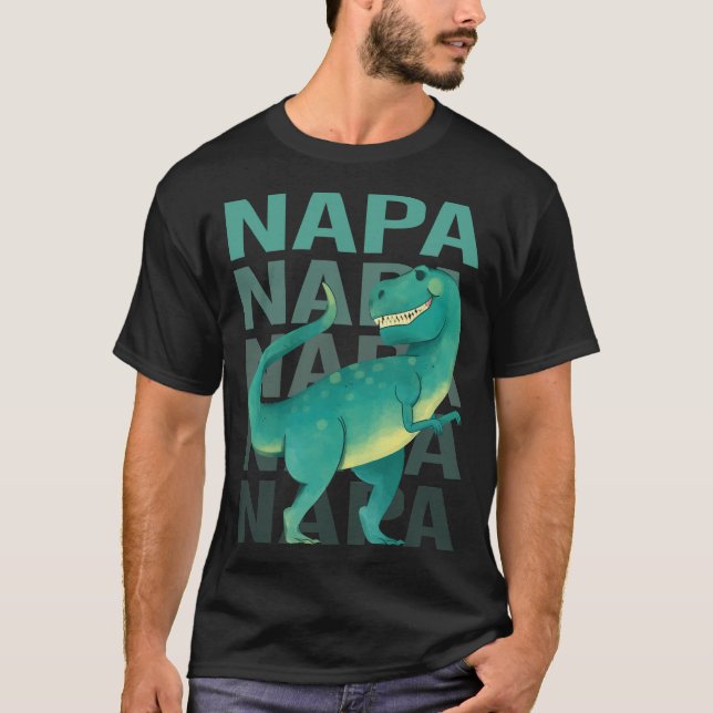 T-shirt Dinosaure heureux Napa (Devant)