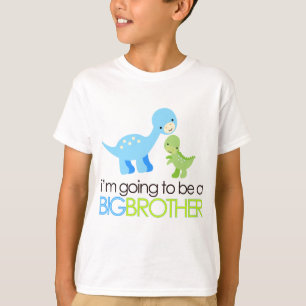 T-shirt Dinosaure je vais être un frère