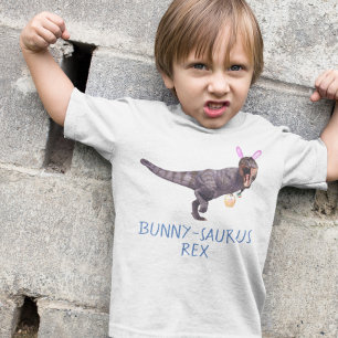 T-shirt Dinosaure Lapin de Pâques T-Rex Tyrannosaurus Drôl