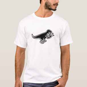 T-shirt Dinosaure mangeant des poissons de Jésus