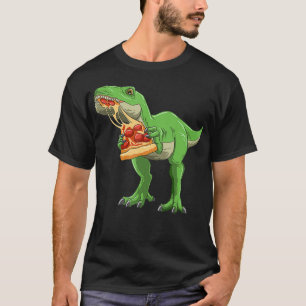 T-shirt Dinosaure Manger Pizza T-Rex Pizza Amateurs