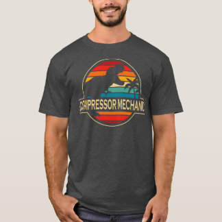 T-shirt Dinosaure Mécanique Compresseur