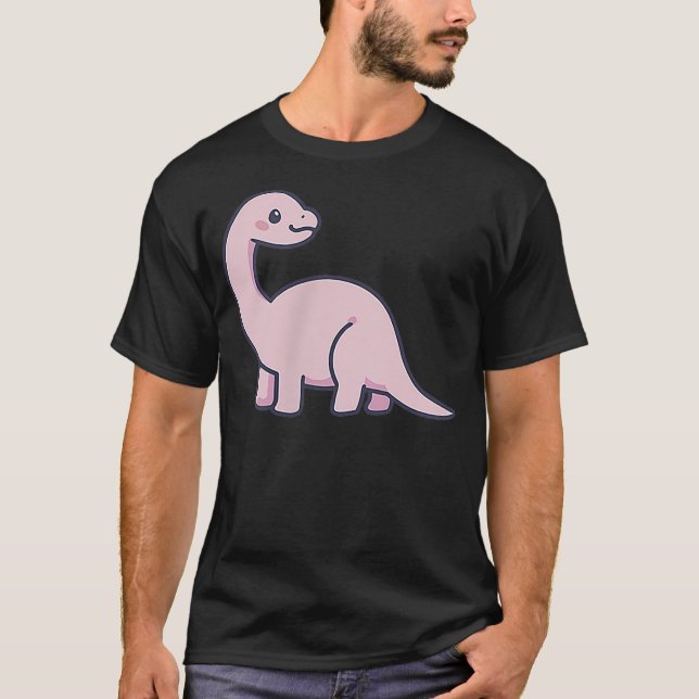 T-shirt Dinosaure Mignon Kawaii Amoureux Anime Pastel Goth (Devant)
