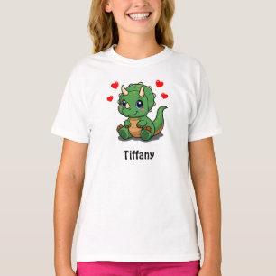 T-shirt dinosaure mignon pour enfants – Ajouter un