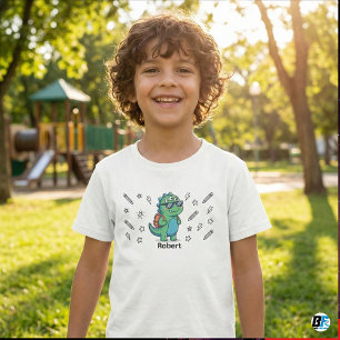 T-shirt Dinosaure Monstre Personnalisé Cool Retour à l'éco