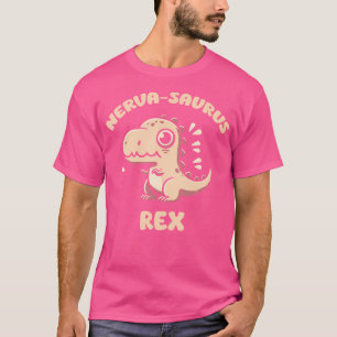 T-shirt Dinosaure Nervasaurus Mignonne Drôle Rex Pour Moi