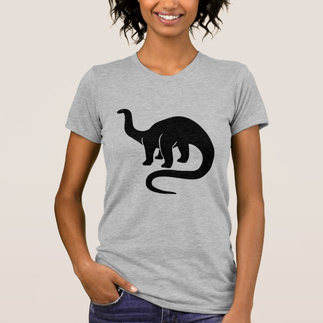 T-shirt Dinosaure - Noir (Devant)