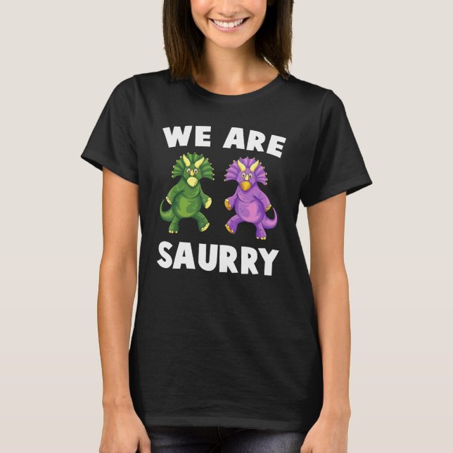 T-shirt Dinosaure - Nous Sommes Saurry - Zoo - Reptiles -  (Devant)