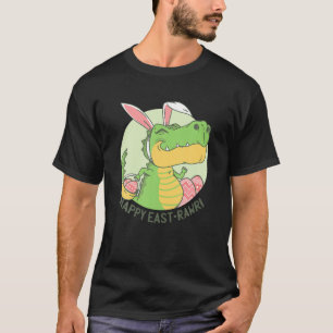T-shirt Dinosaure Pâques T Rex En Costume De Lapin