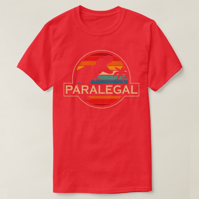 T-shirt Dinosaure Paralegal (Design devant)