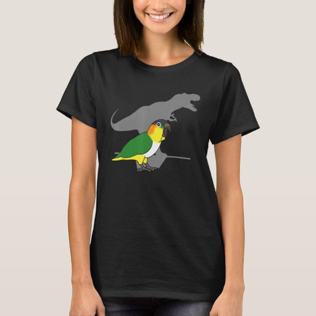 T-shirt Dinosaure Perroquet, Mèmes d'oiseaux, Cca à tête n (Devant)