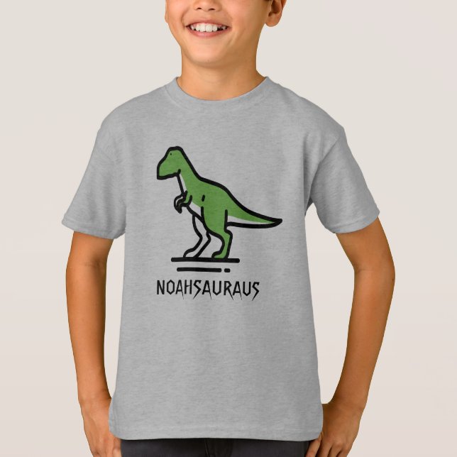 T-shirt Dinosaure personnalisé (Devant)