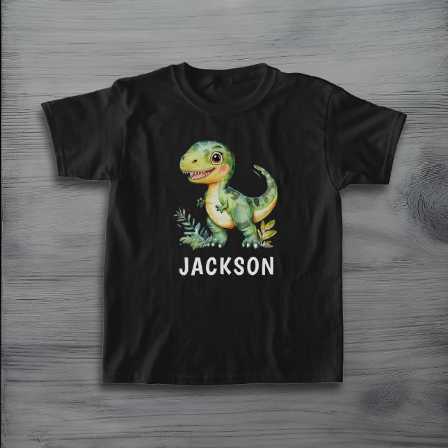 T-shirt Dinosaure personnalisé pour enfants (Créateur téléchargé)