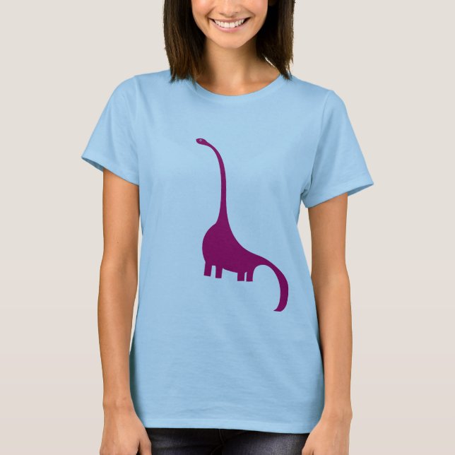 T-shirt Dinosaure pourpre (Devant)