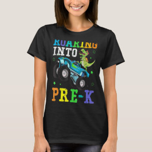 T-shirt Dinosaure Pré K Rôti À L'École Sac À Dos Garçon