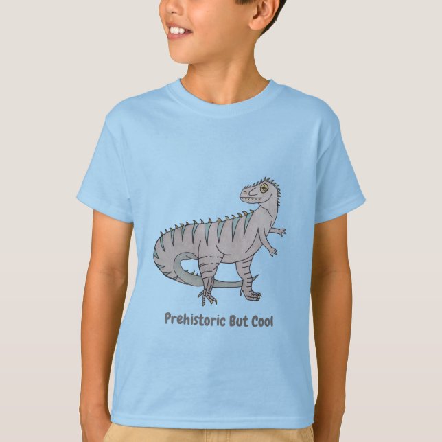 T-shirt dinosaure préhistorique mais cool pour gar (Devant)