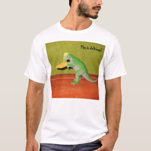 T-shirt Dinosaure préhistorique mangeant le tee - shirt de