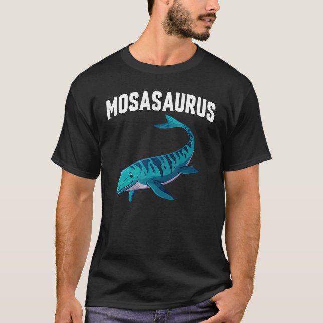 T-shirt Dinosaure préhistorique Mosasaurus Dino 2 (Devant)