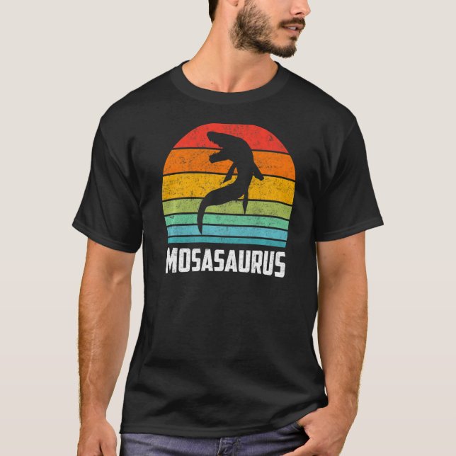 T-shirt Dinosaure préhistorique Mosasaurus Dino 2 (Devant)