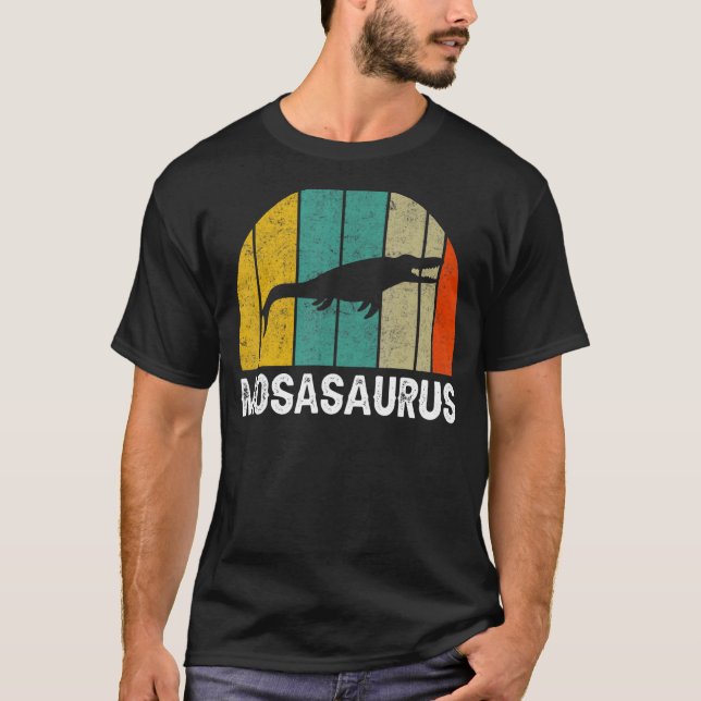 T-shirt Dinosaure préhistorique Mosasaurus Dino 8 (Devant)