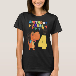 T-shirt Dinosaure préhistorique pour enfants 4 ans