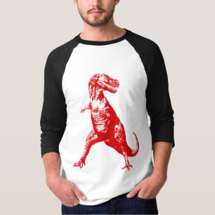 T-shirt Dinosaure rouge frais de Rex de Tyrannosaurus